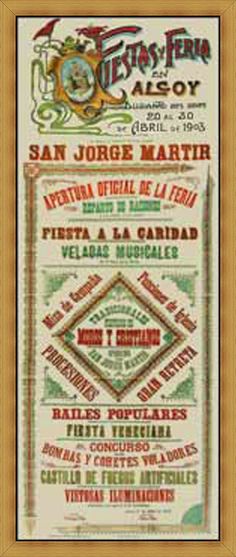 Fiestas de Moros y Cristianos en honor de San Jorge  